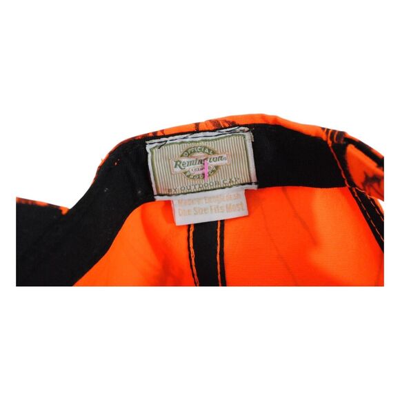 Remington Orange Mossy Oak Camo Embroidered Cap Hat - Picture 7 of 7